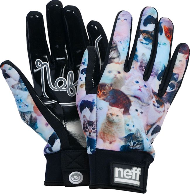 Neff Chameleon Psychedelicats 2012 Pipe Snowboard Gloves