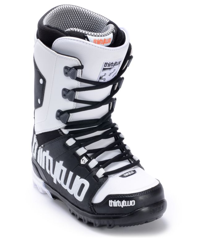 Thirtytwo Lashed Black & White 2012 Guys Snowboard Boots
