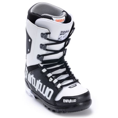Thirtytwo Lashed Black & White 2012 Guys Snowboard Boots