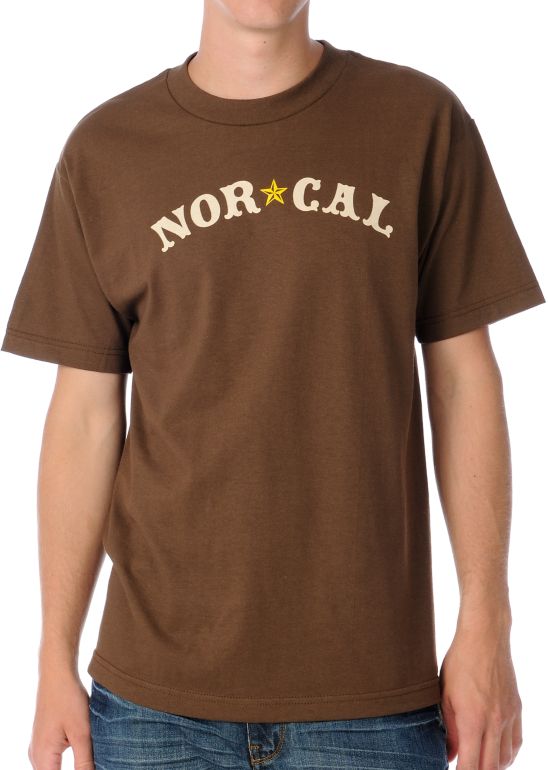 Nor Cal Guys Nautical Brown Tee Shirt