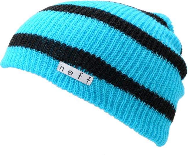 Neff Daily Cyan & Black Beanie
