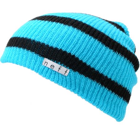 Neff Daily Cyan & Black Beanie