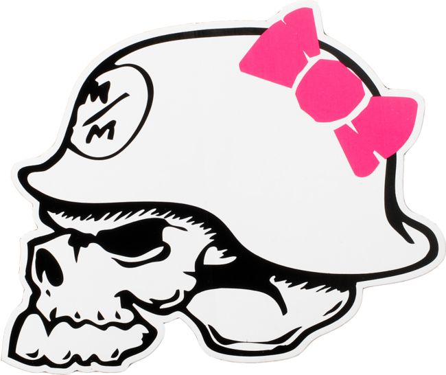 Metal Mulisha Bow Helmet Sticker