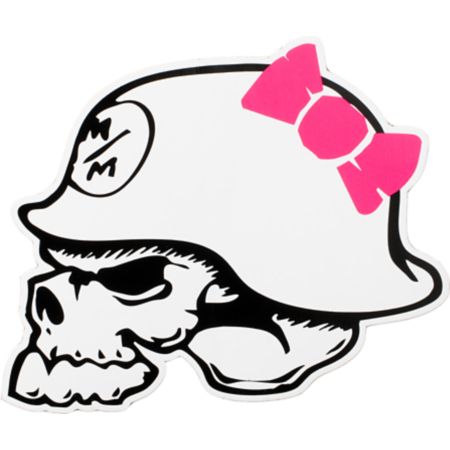 Metal Mulisha Bow Helmet Sticker