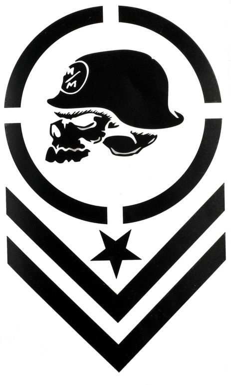 Metal Mulisha Chevron Black Die-Cut Sticker