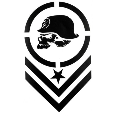 Metal Mulisha Chevron Black Die-Cut Sticker