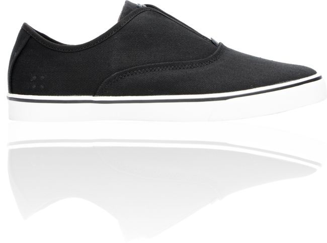 Gravis Dylan Slip On Jet Black Skate Shoe