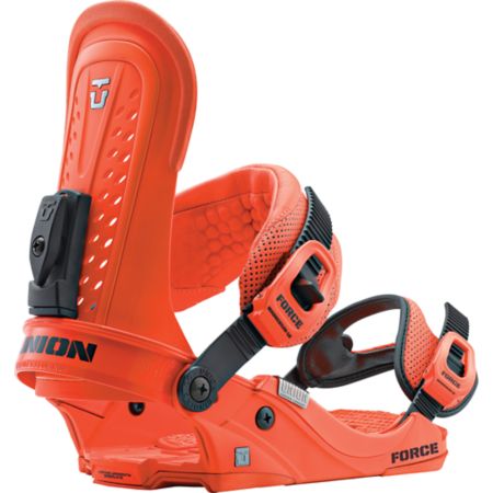 Union Force Hazard Orange 2012 Guys Snowboard Bindings