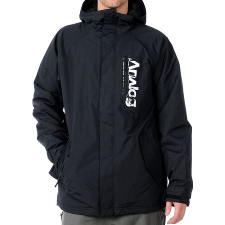Analog 2012 Accord 10K Black Snowboard Jacket