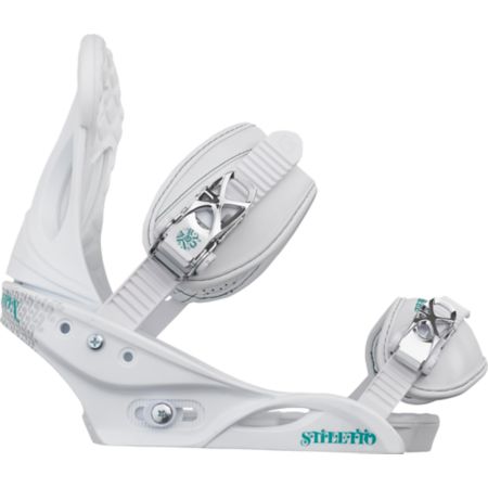 Burton Stilletto White 2012 Girls Snowboard Bindings