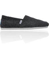 Toms Shoes Guys Classic Grey Wool Shoe