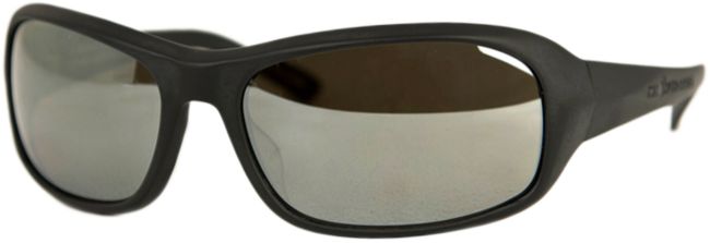The Hundreds Dean Matte Black & Grey Mirror Sunglasses