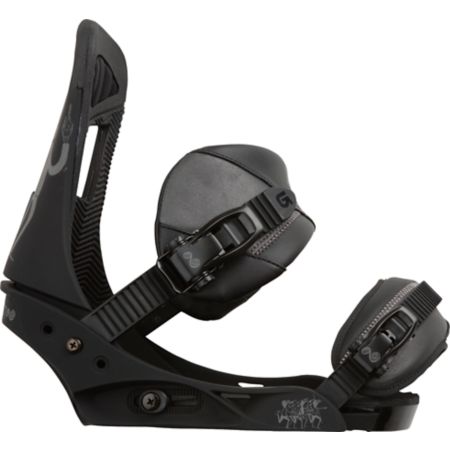 Burton Cobrashark Black 2012 Guys Snowboard Bindings