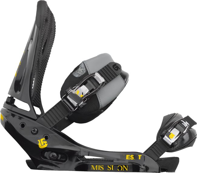 Burton Mission EST Black 2012 Guys Snowboard Bindings