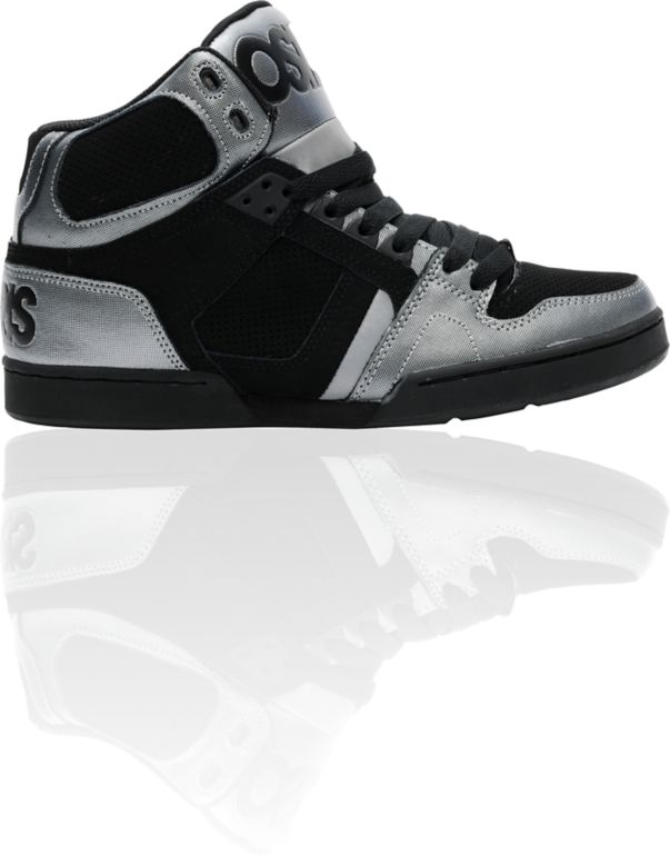 Osiris NYC 83 Black, Gunmetal & Lime Shoe