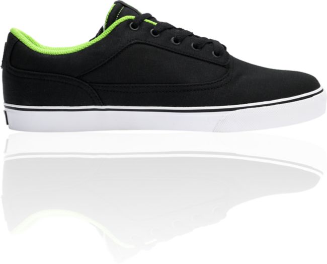 Osiris Caswell Vulc Black, Lime, & White Shoe