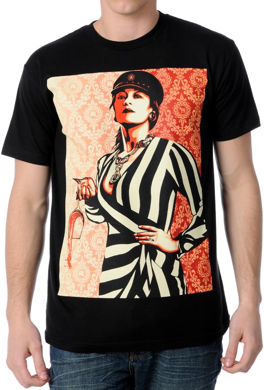 Obey All Tomorrows Black Tee Shirt