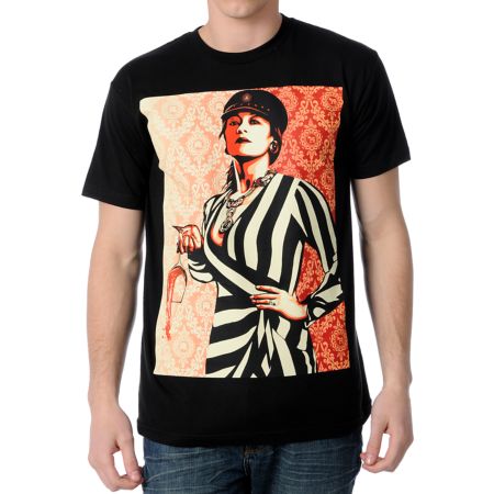 Obey All Tomorrows Black Tee Shirt