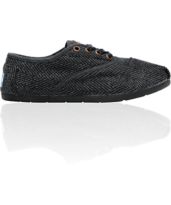 Toms Shoes Cordones English Herringbone Womens Shoe