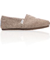 Toms Shoes Classic Metallic Brown Tweed Womens Shoe