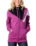 Volcom Girls Gallo 2011 Tech Fleece Purple & Black Zip Up Hoodie