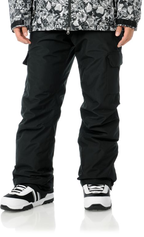 Grenade Cargo 10K Black 2012 Guys Snowboard Pants