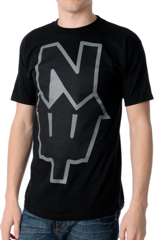Casual Industrees N Dub Black Tee Shirt