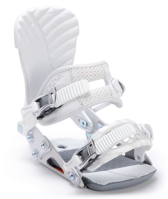 Ride DVa White 2012 Girls Snowboard Bindings