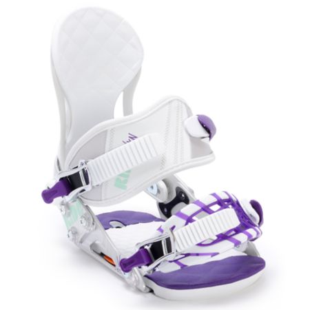 Ride VXn White 2012 Girls Snowboard Bindings