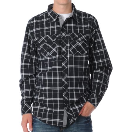 Dravus Rust Belt Black & Grey Woven Shirt