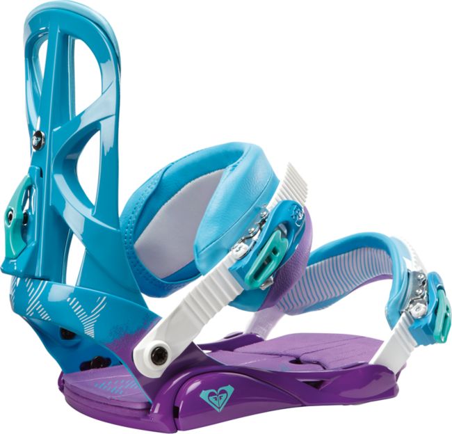 Roxy Team Blue & Purple 2012 Girls Snowboard Bindings