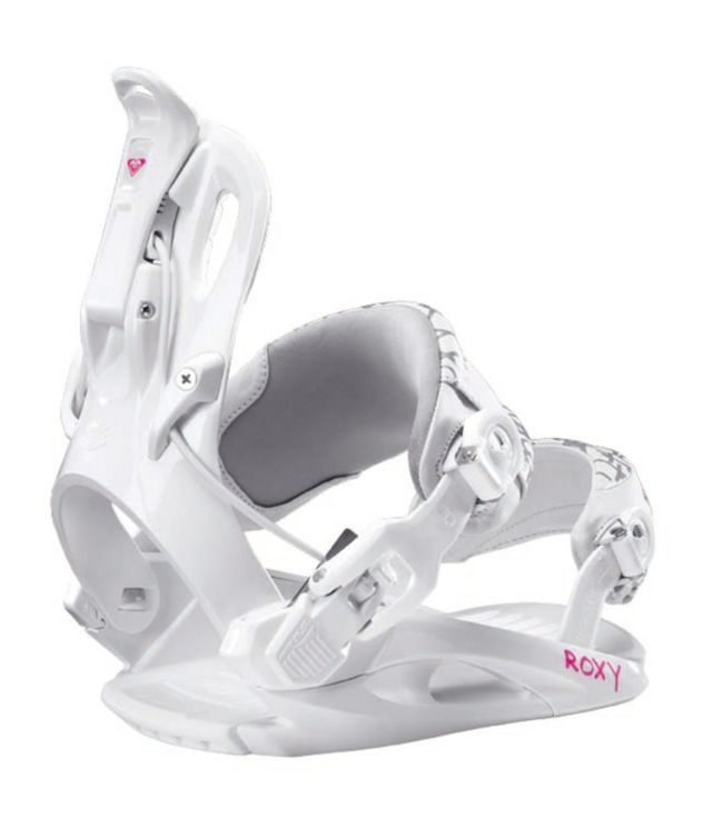 Roxy Rock-It Dash White 2012 Girls Snowboard Bindings