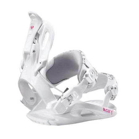 Roxy Rock-It Dash White 2012 Girls Snowboard Bindings