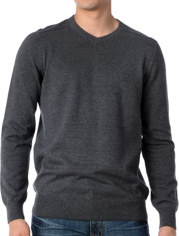 Dravus Detroit Black V-Neck Sweater