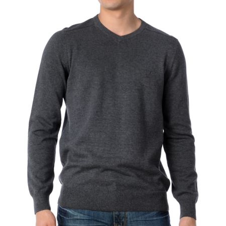 Dravus Detroit Black V-Neck Sweater
