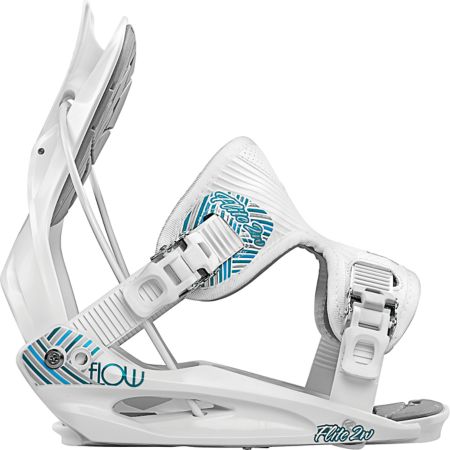 Flow Flite 2 White 2012 Girls Snowboard Bindings