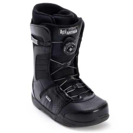 Ride Anthem BOA Black 2012 Guys Snowboard Boots