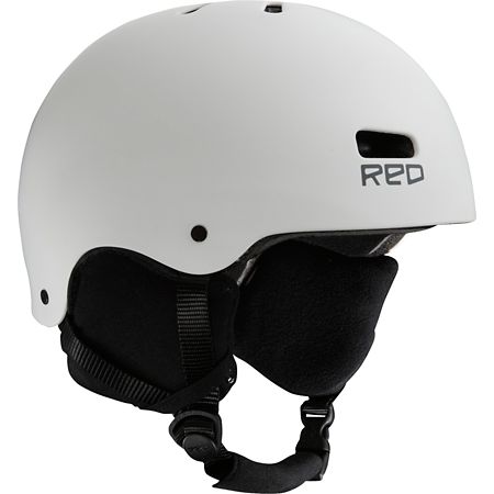 RED Trace 2012 White Classic Audio Snow Helmet