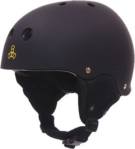 Triple Eight Old School Audio Black Helmet