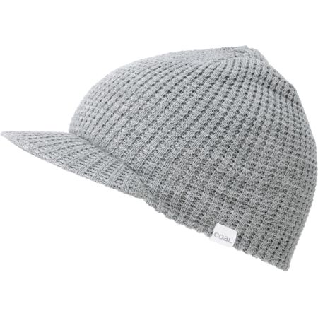 Coal Grey Staple Visor Beanie