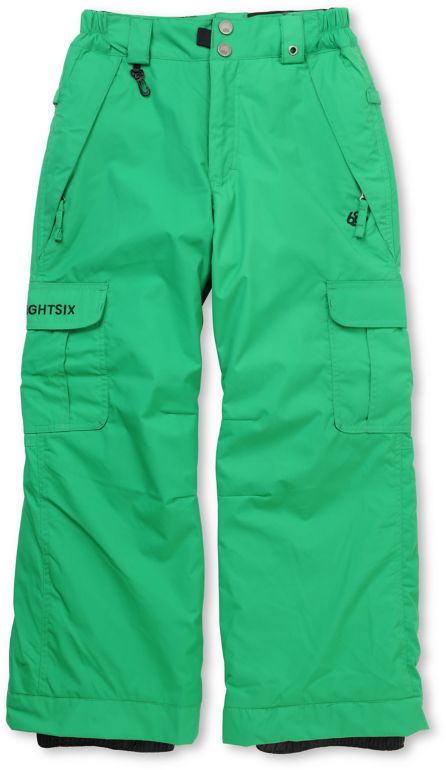 686 Boys Ridge 2012 Green 5K Snowboard Pants