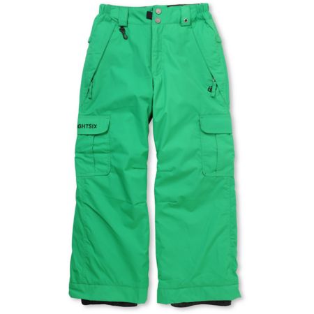 686 Boys Ridge 2012 Green 5K Snowboard Pants