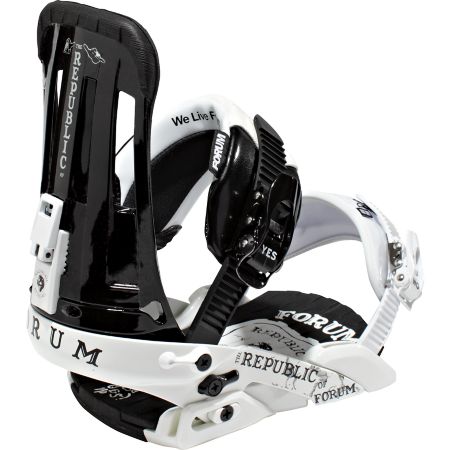 Forum Republic Black & White 2012 Guys Snowboard Bindings