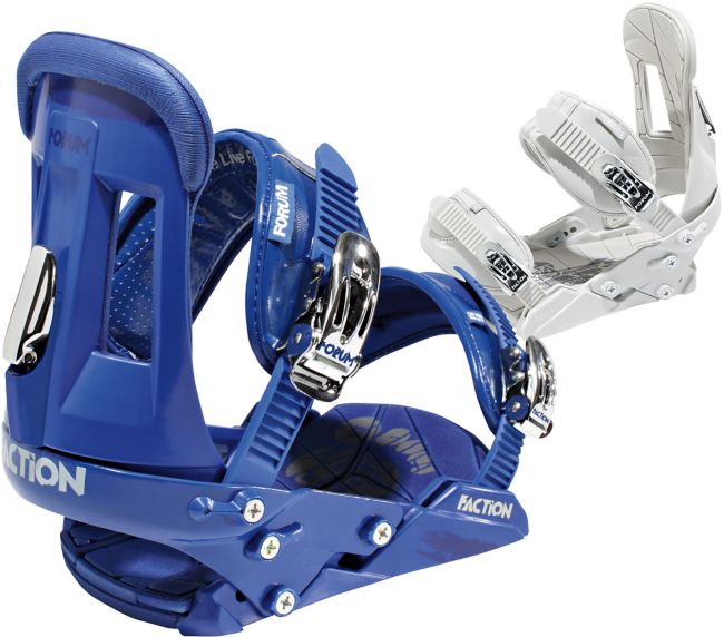 Forum Faction Swap Blue & White 2012 Guys Snowboard Bindings