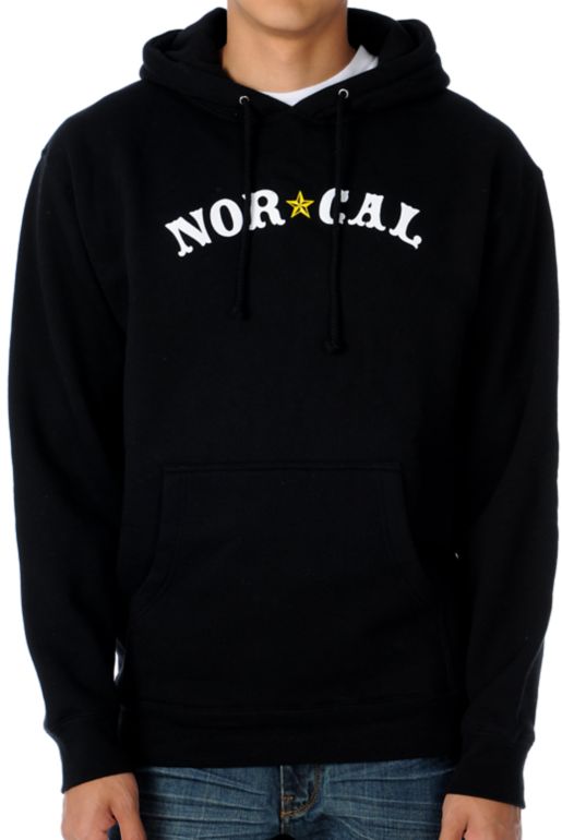 Nor Cal Nautical Black Pullover Hoodie