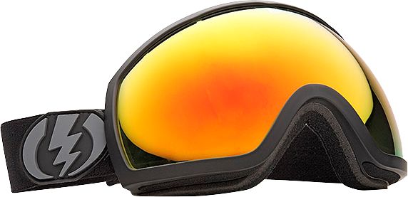 Electric EG2 Matte Black 2012 Bronze & Red Snowboard Goggles