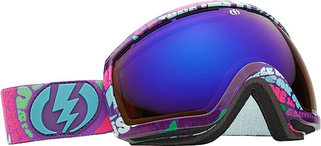 Electric EG2.5 Tune In 2012 Bronze & Blue Chrome Snowboard Goggles