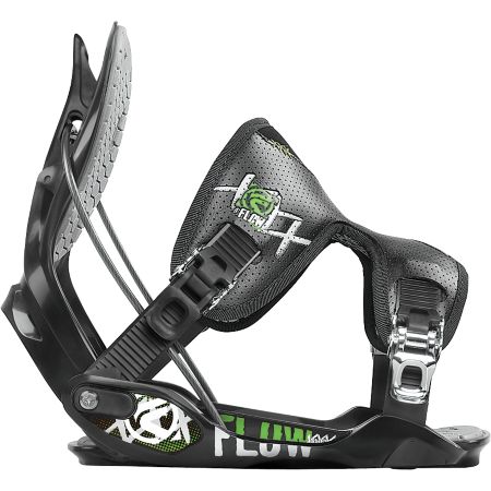 Flow Trilogy Black & Green 2012 Guys Snowboard Bindings