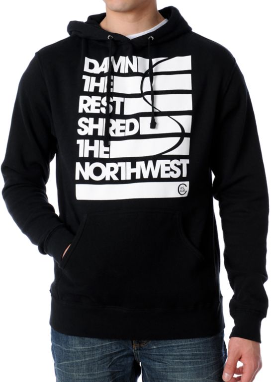 Casual Industrees Damn The Rest Black Hoodie