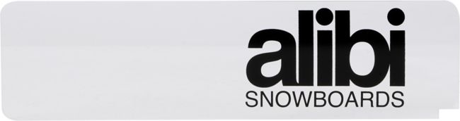 Alibi Snowboards 9" 2012 Clear Scraper